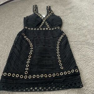 NWT Endless Rose Black Grommet Dress